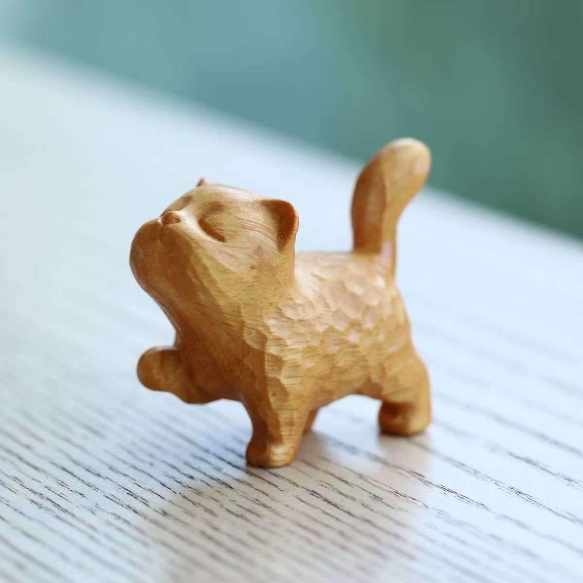 Whimsical Wooden Animal Carvings