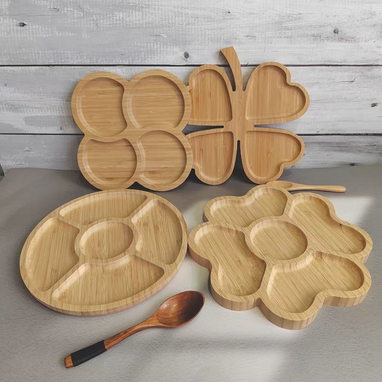 Premium Wooden Snack Tray