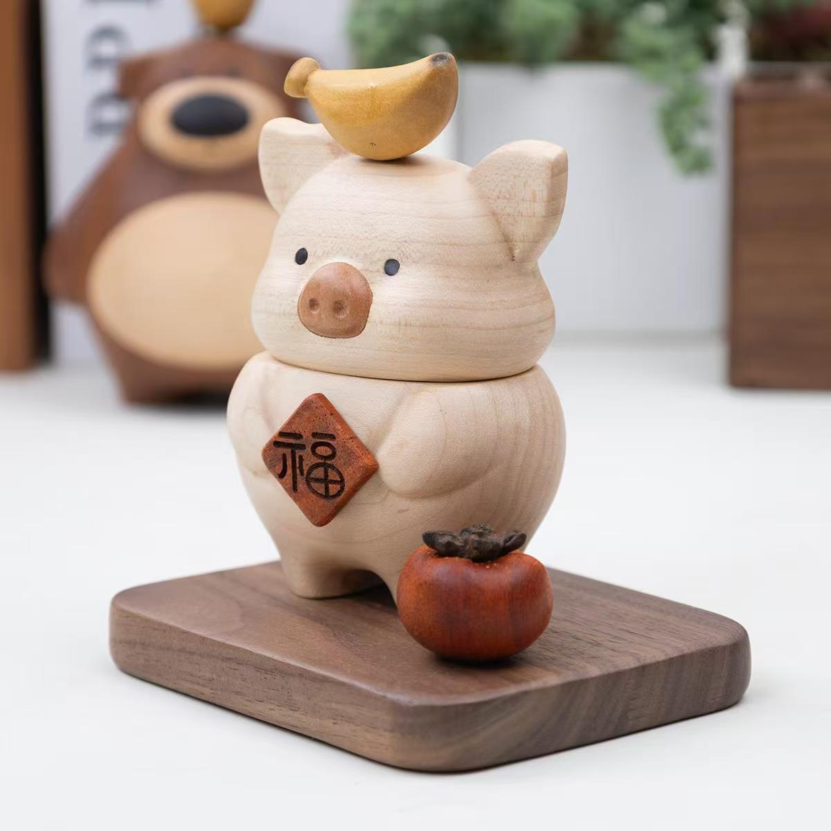 Charming Wooden Toothpick Holders