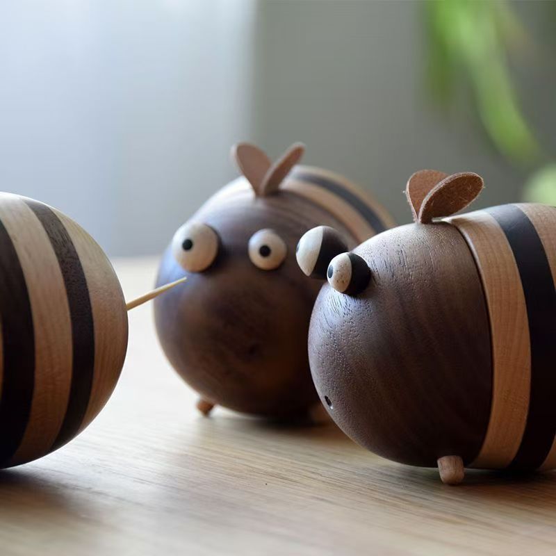 Charming Wooden Toothpick Holders