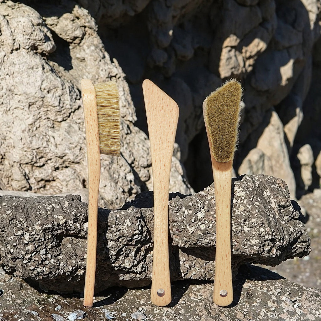 Premium Wooden Climbing Brushes