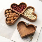 Premium Wooden Snack Tray