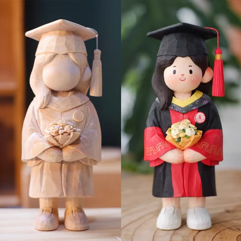 Handcrafted Wooden Portrait Sculptures