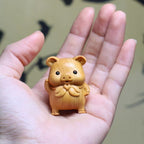 Whimsical Wooden Animal Carvings