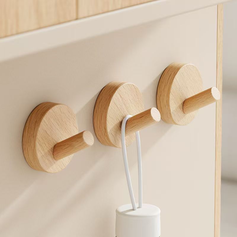 A Single Wooden Hook