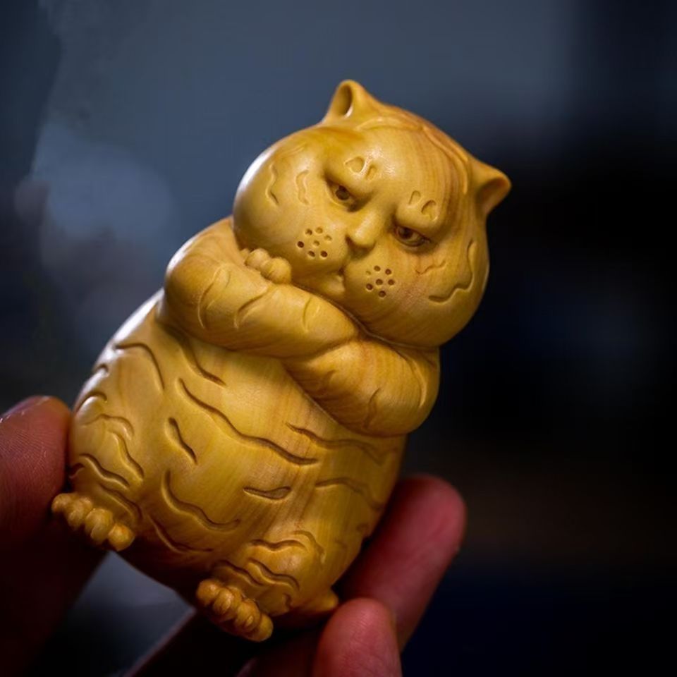 Whimsical Wooden Animal Carvings