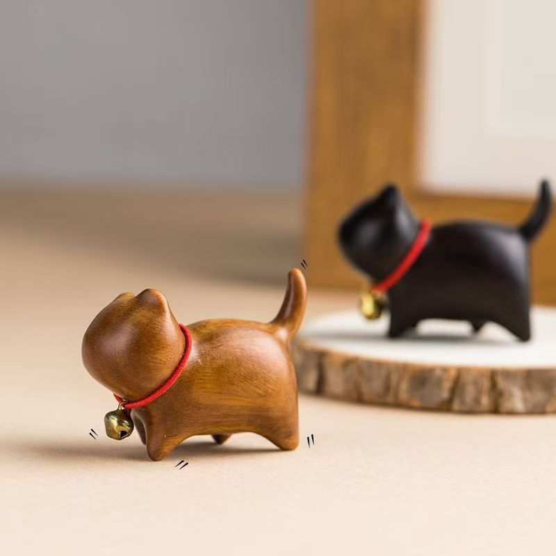 Whimsical Wooden Animal Carvings