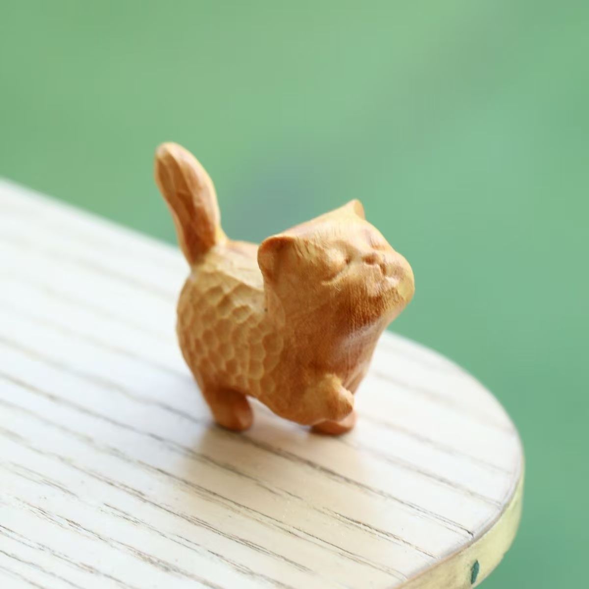 Whimsical Wooden Animal Carvings