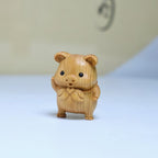 Whimsical Wooden Animal Carvings